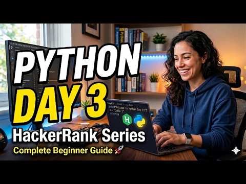Day 3 "HackerRank Python Series"| Solve Arithmetic Operators Problem (Beginner Friendly)"