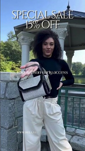 Vegan leather, modern hardware, and thoughtful details.