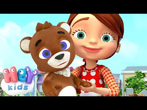 Teddy Bear, Teddy Bear, Turn Around song 🧸 HeyKids - Nursery Rhymes & Lullabies