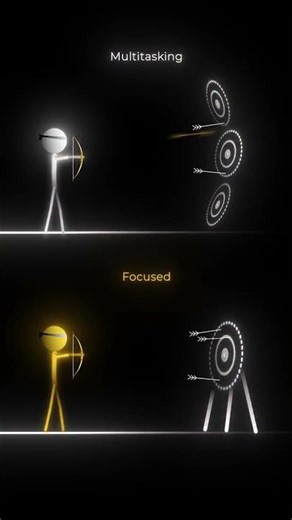 Stop Multitasking. It’s Killing Your Progress. 🏹 #facts