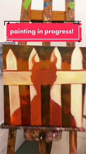 it’s called religious iconography mama #artistsoftiktok #arttok #oilpainting #religioustrauma #art #artistcheck #artstudent #aesthetic #childhood