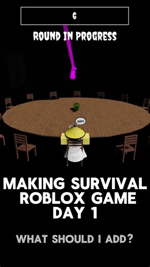 Making survival round based Roblox Game DAY 1