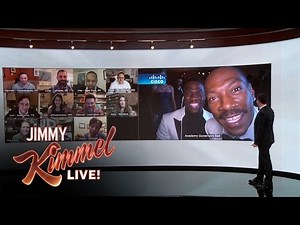 Jimmy Kimmel Debuts Wall of America with Kevin Hart & Eddie Murphy