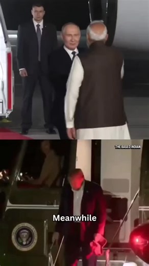 The Based Indian on Instagram: "Modi breaks Protocol and Welcomes Putin, Travel in Same Car🔥"