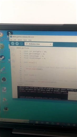 Lm35 ve Arduino UNO ile sıcaklık sensörü yapma