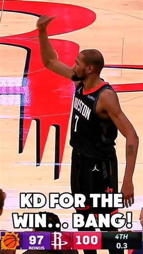 KEVIN DURANT HITS THE GAME-WINNING 3! #basketball