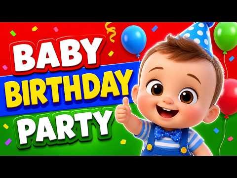 Baby Birthday Party 🎉 | Cute Baby Celebration Story | 3D Animated Cartoon