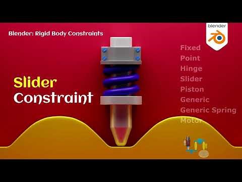 Slider Constraint: Blender Rigid Body Constraints