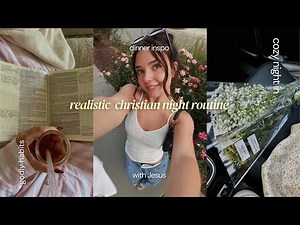 *realistic* christian girl night routine🧸🫧☁️