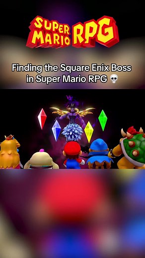 Here is the boss battle between Mario and Culex, the hidden final fantasy style boss in Super Mario RPG 🔥 #supermariorpg #supermariorpgremake #supermario #mario #GamingOnTikTok #LetsPlay #WhatToPlay #fyp #foryoupage
