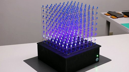 8x8x8 LED CUBE WITH ARDUINO UNO_