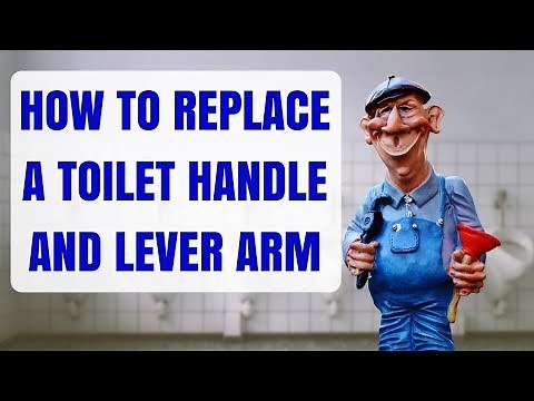 How to replace a toilet flush handle and lever arm