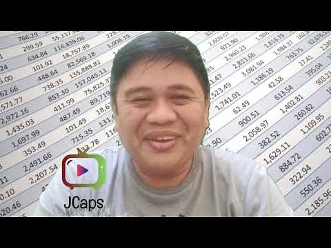 How to use Pivot Table (in Tagalog)