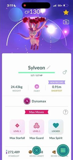 Max Guard Move On Dynamax Sylveon In Pokémon Go