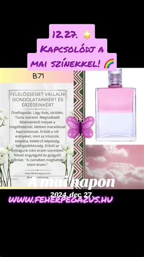 #amainapon #nettybalancelife #színterápia #aurasoma #tudatosteremtés