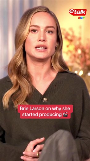 Brie Larson explained to us why she started producing and the importance of actors being a part of the conversation while starring in a project. #BrieLarson #LessonsInChemistry #Actor #FilmIndustry #Producing #interview