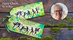 Magical Fairy Chain with Jo Rice Hi everyone, Jo here—thank you for joining me for some more crafty fun! Today, I’ll be creating a beautiful tag featuring the enchanting Fairy Chain stamp. This delicate and whimsical design showcases six dancing fairies, each of whom will have their wings brought to life with the incredible Wink of Stella brush pens. These pens not only add vibrant colours but also deliver a gorgeous sparkle and shimmer—perfect for a magical touch! For the background, I’ll start