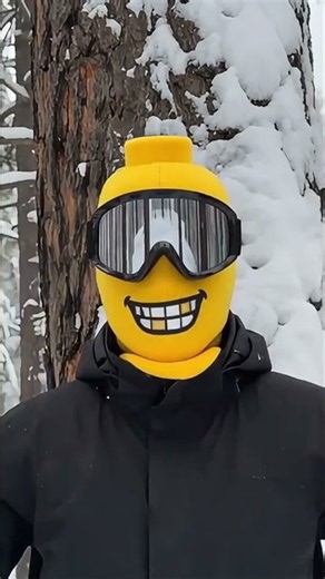 POV: you bought the best ski mask for your next winter hike ❄️😂 #shorts #skimask #balaclava #funny