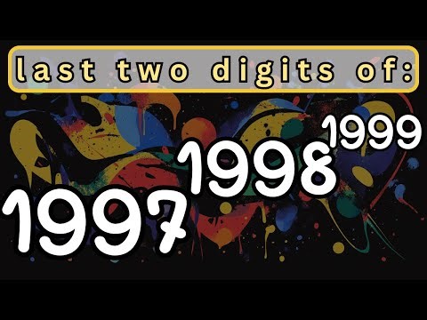 finding the last two digits