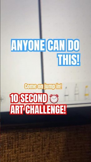 10 Second Art Challenge | No Excuses ✏️⏱️#10secondart #artchallenge #dailyart #drawing #artvideos