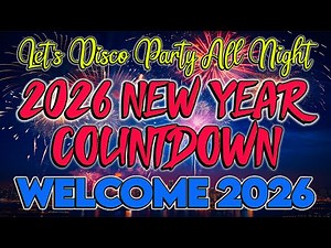 Welcome 2026 🥂NEW YEAR COUNTDOWN 2026 (DISCO REMIX) 🥂HAPPY NEW YEAR 2026