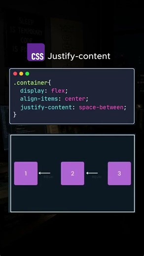 Learn CSS Justify Content in 60 Seconds | Flexbox Tutorial