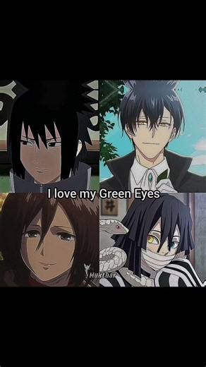 My Green eyes💘🤧💚 #naruto #why raeliana ended up at the duke's mansion #Aot #kny