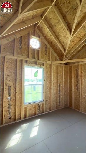 16x40 Side Cabin w/Sunburst Dormers