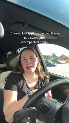 I FORGOT TO ADD: she is 6lbs and 1oz!! Both of my babies were 6lbs at my 36 week appt (not that that matters lol). #pregnant #pregnancy #pregnantlife #surrogacy #baby