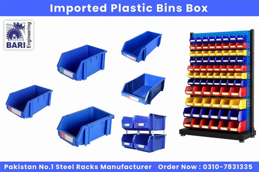 𝗣𝗹𝗮𝘀𝘁𝗶𝗰 𝗕𝗶𝗻 𝗕𝗼𝘅 𝗶𝗻 𝐏𝐚𝐤𝐢𝐬𝐭𝐚𝐧 Bari Engineering | Services All Over Pakistan Organize your workspace efficiently with our high quality plastic bin boxes, designed for easy storage, quick access, and long lasting durability. 𝗕𝗮𝗿𝗶 𝗘𝗻𝗴𝗶𝗻𝗲𝗲𝗿𝗶𝗻𝗴 offers robust and reliable Plastic Bin Boxes, ideal for warehouses, workshops, factories, and retail stores. 𝗪𝗵𝘆 𝗖𝗵𝗼𝗼𝘀𝗲 𝗕𝗮𝗿𝗶 𝗘𝗻𝗴𝗶𝗻𝗲𝗲𝗿𝗶𝗻𝗴 𝗣𝗹𝗮𝘀𝘁𝗶𝗰 𝗕𝗶𝗻 𝗕𝗼𝘅? 1. Strong & Durable Material 2. L