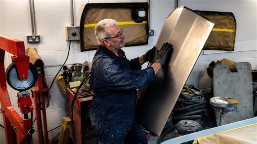 How Masters Handmade Custom Lancia Fulvia Door Skins From Raw Steel