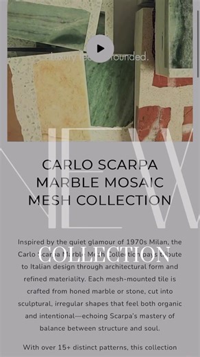 The NEW Collection is waiting for you! Discover our Marble Mosaic Mesh - rafted for stunning, high-impact designs. Order a sample or chat with our team today! | New York Cement Tile