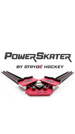 Off-Ice Stride System teaches proper skating biomechanics and strengthens the muscle used in skating