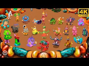 Amber Island Full Song - Wave 8 (My Singing Monsters) 4k