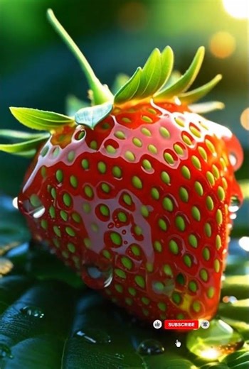 “Baby Monkey Born From a Strawberry 🍓✨ | Hyper Realistic AI Short”