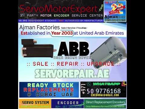 ABB Technical Support & Troubleshooting help for Servomotor Repair #dubai ServoRepair.ae | AjmanFET