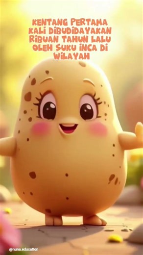 🥔Kentang bukan sembarang sayur guys!🥔 tahukah kamu sejarah kentang? simak videonya ya! #kentang