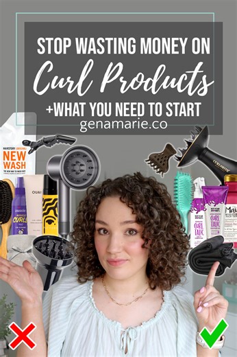Stop Wasting Money on Curl Products: What You Actually Need to Start - Gena Marie