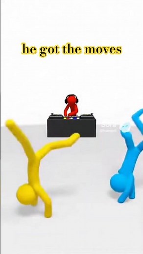 let's dance #stickman #ai #animation