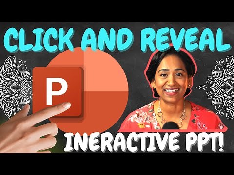 How to Create an Animation using Click and Reveal in PowerPoint