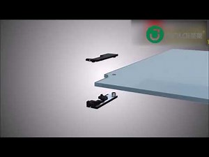 Patch Fitting Install in Frameless Glass Door (Jianlai Building Material)