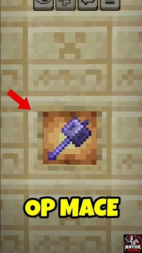 🔥How to Make an Best Mace In Minecraft? #minecraft #mcpe #minecrafttips #minecraftpe