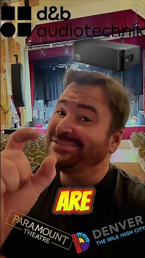 d&b audiotechnik J12s at Paramount Theatre! #audioengineer #soundengineer