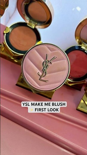 NEW YSL Make Me Blush Bold Blurring Blush | Sephora Swatch & First Impression 💖