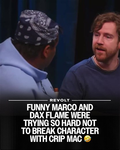 The jokes kept going over his head 😭 Funny Marco and Dax Flame were close to breaking character while listening to Crip Mac 🤣 #funnymarco #daxflame #cripmac