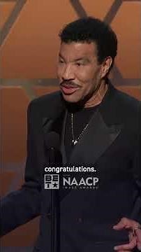 Lionel Richie sets the tone with a powerful message at the 57th #naacpimageawards