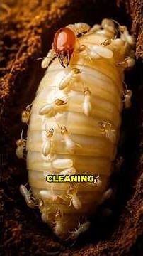 Nature's Most Productive Queen REVEALED! #facts #termite #facthopper