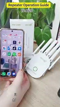 PIX-LINK WiFi 6 AX26 Extender Operation Guide - with APP #pixlink