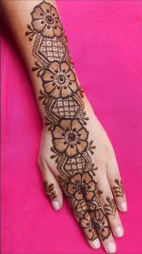 Latest back hand mehndi design #latestmehndidesign #latestmehndi #mehndi