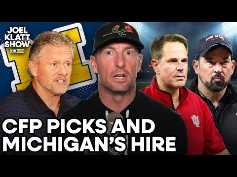 Michigan hires Kyle Whittingham & CFP Quarterfinal Picks: Ohio State-Miami, Indiana-Alabama & more!